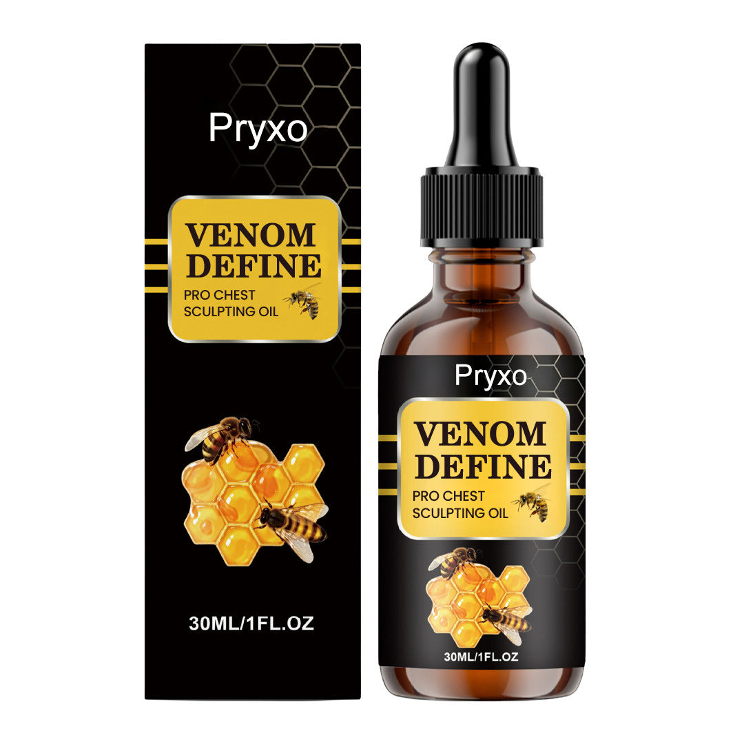 🔥 MEN’S CHEST-CONTOUR UPGRADE 💪 Pryxo™ VenomDefine Pro Chest Sculpting Oil 🐝 Daily Bee Venom Support for a Firmer-Looking, More Defined Chest