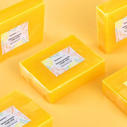 lemon turmeric & kojic acid brightening soap（The second one is 40% off!）